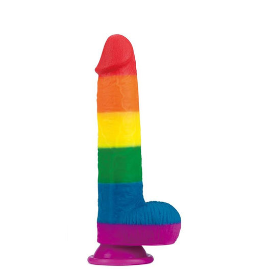 LOVETOY - DILDO PRIDER 9 LIQUID SILICONE LGBT