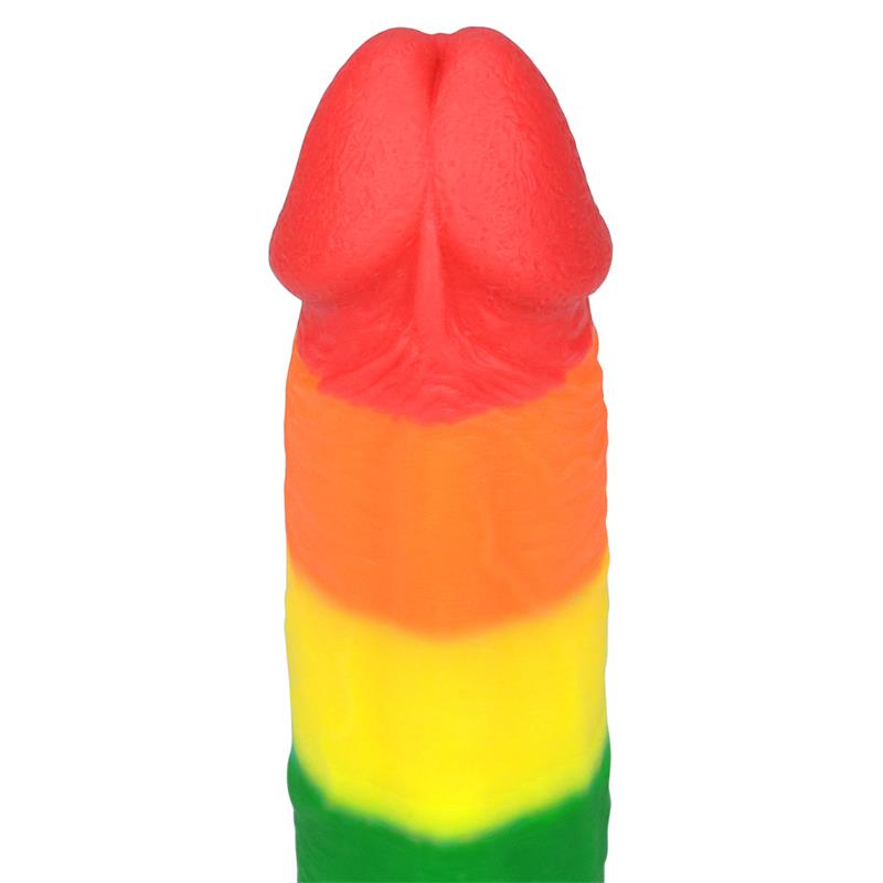 LOVETOY - DILDO PRIDER 9 LIQUID SILICONE LGBT