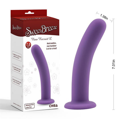 CHISA - DILDO RAW RECRUIT TALLA L MORADO