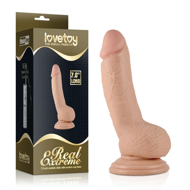 LOVETOY - DILDO REAL EXTREME 7 FLESH