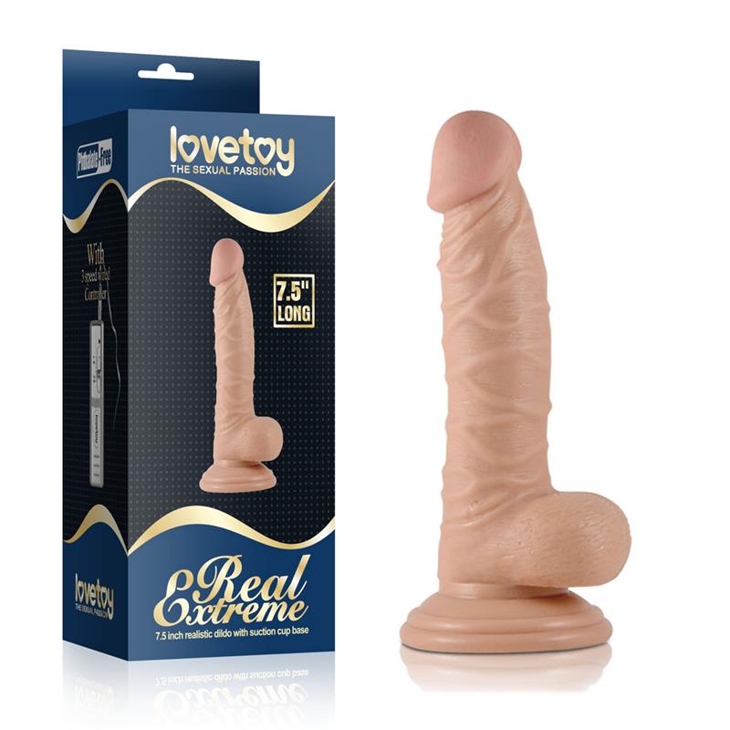 LOVETOY - DILDO REAL EXTREME 7.5 FLESH