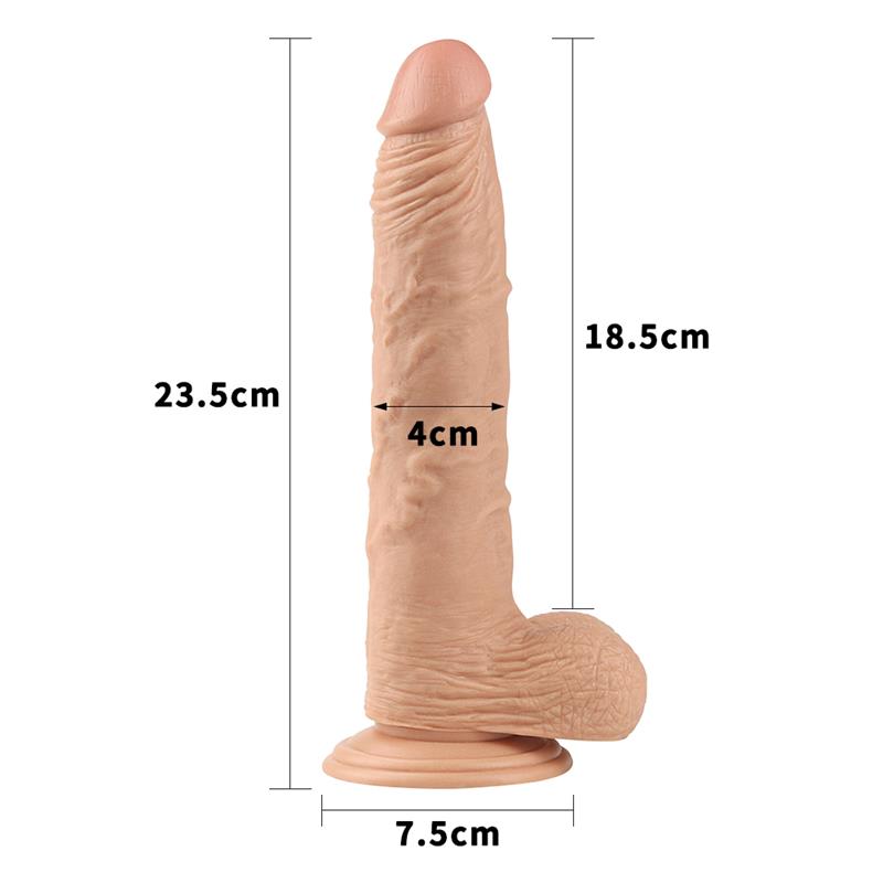 LOVETOY - DILDO REAL EXTREME 9.5 FLESH