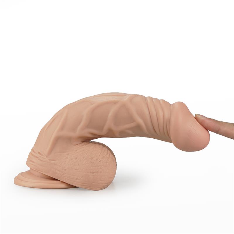 LOVETOY - DILDO REAL EXTREME DILDO WITH VIBRATION 9 FLESH