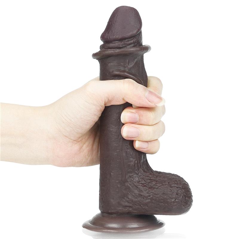 LOVETOY - DILDO SLIDING 7 BLACK
