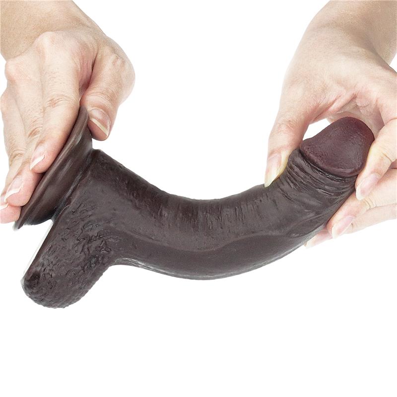 LOVETOY - DILDO SLIDING 7 BLACK