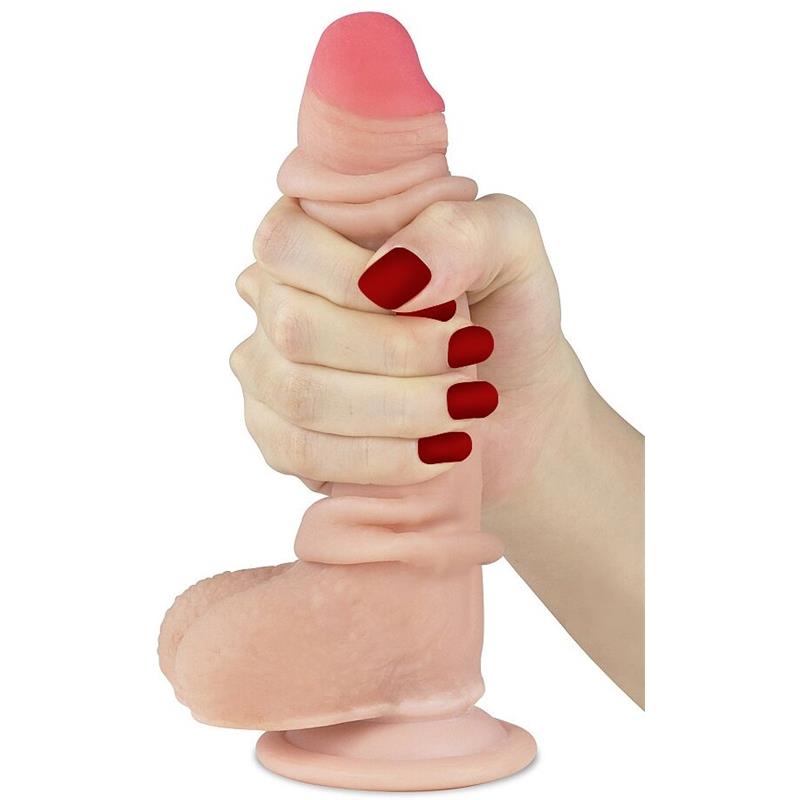 LOVETOY - DILDO SLIDING 7 FLESH