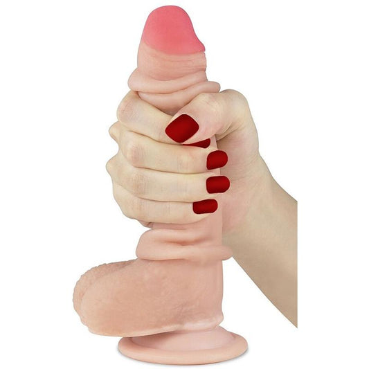 LOVETOY - DILDO SLIDING 7 FLESH