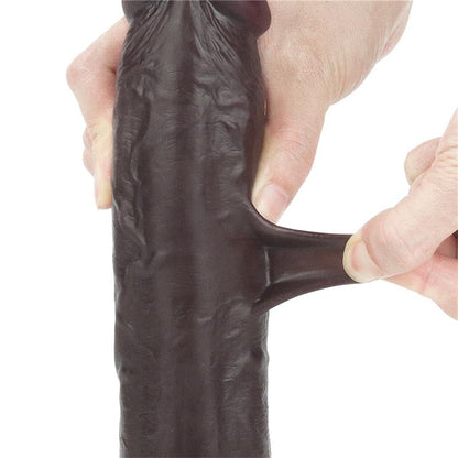 LOVETOY - DILDO SLIDING 9 BLACK