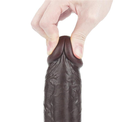 LOVETOY - DILDO SLIDING 9 BLACK