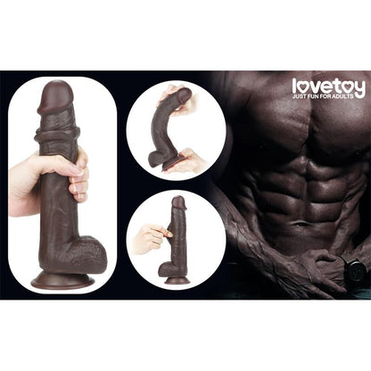 LOVETOY - DILDO SLIDING 9 BLACK