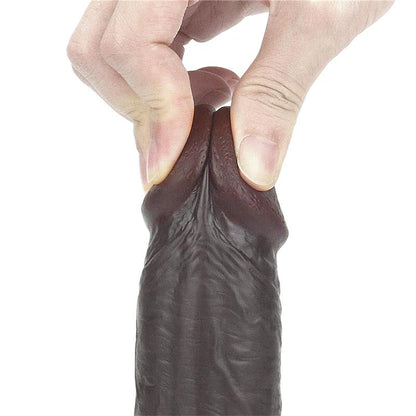LOVETOY - DILDO SLIDING 9 BLACK