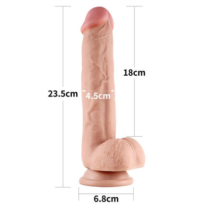 LOVETOY - DILDO SLIDING 9 FLESH