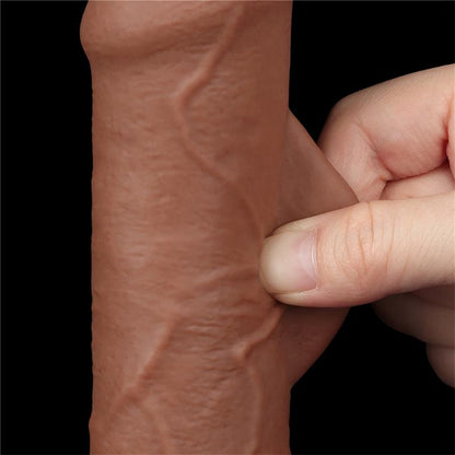 LOVETOY - DILDO SLIDING SKING 7 BROWN