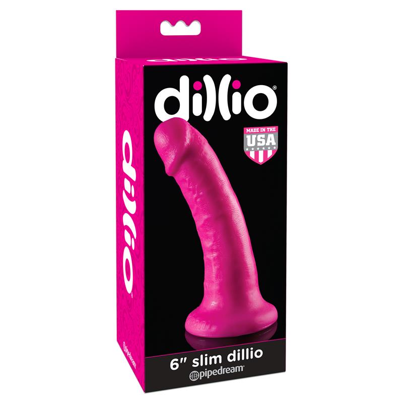 DILLIO - DILDO SLIM 15,2 CM PINK
