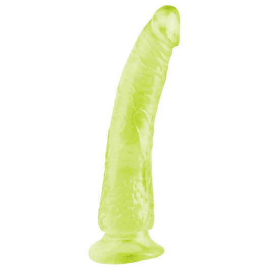 BASIX RUBBER WORKS - DILDO SLIM 17,78 CM GLOW IN THE DARK