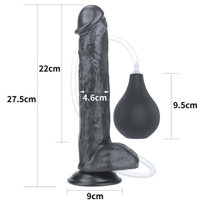LOVETOY - DILDO SQUIRTING 11 BLACK