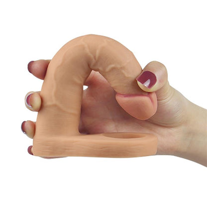 LOVETOY - DILDO THE ULTRA SOFT DOUBLE 6.25 FLESH