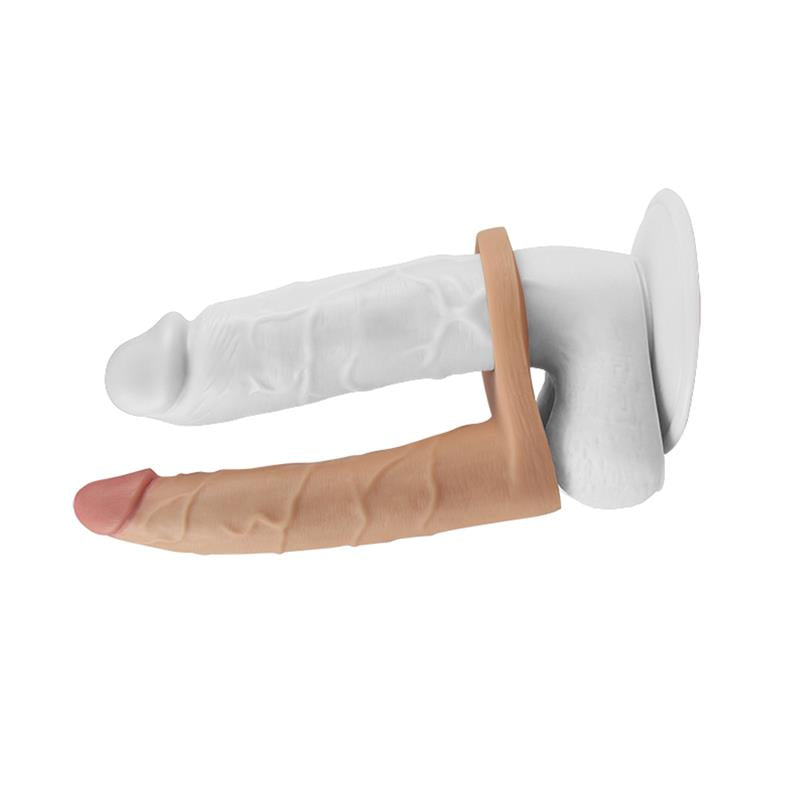 LOVETOY - DILDO THE ULTRA SOFT DOUBLE 7 FLESH
