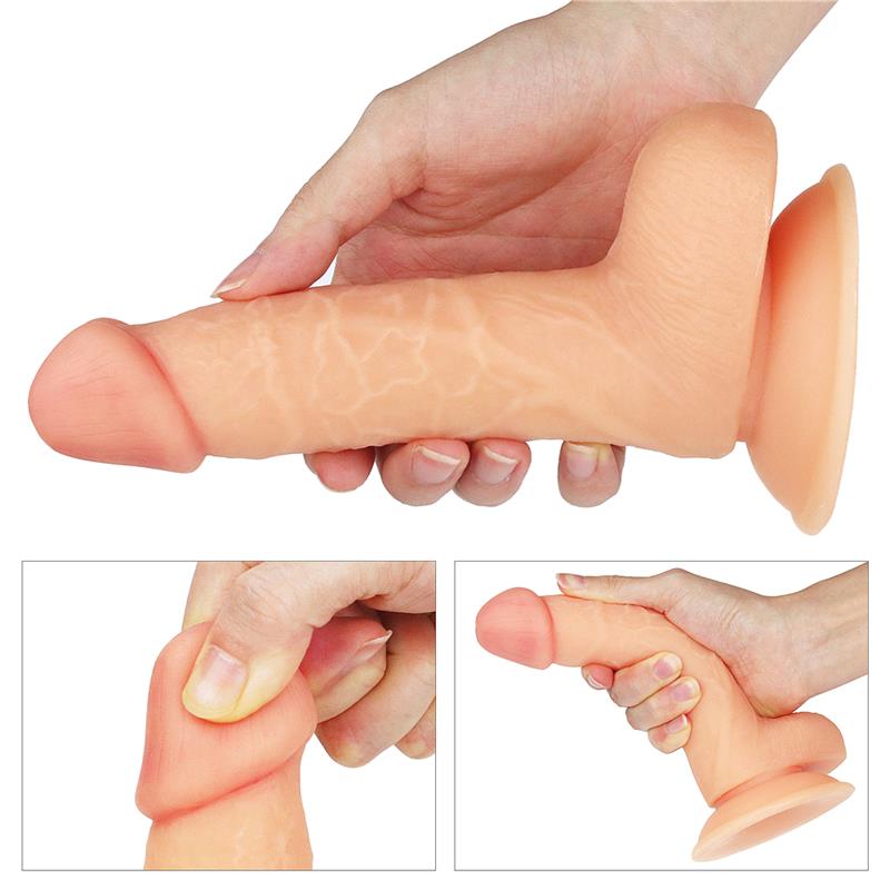 LOVETOY - DILDO THE ULTRA SOFT DUDE 7 FLESH