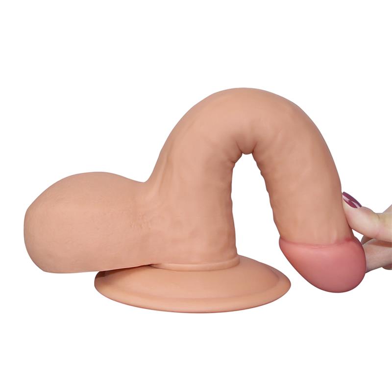 LOVETOY - DILDO THE ULTRA SOFT DUDE 7.5 FLESH