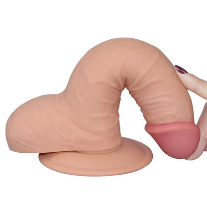 LOVETOY - DILDO THE ULTRA SOFT DUDE 7.5 FLESH