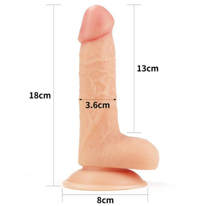 LOVETOY - DILDO THE ULTRA SOFT DUDE 8 FLESH