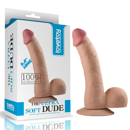 LOVETOY - DILDO THE ULTRA SOFT DUDE 8.8 FLESH