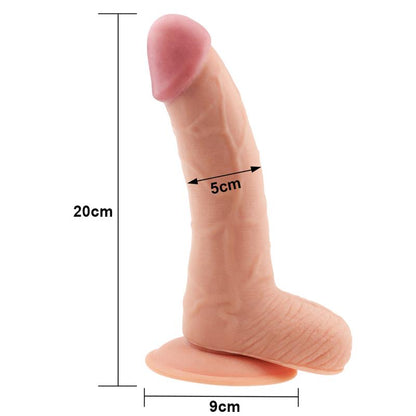 LOVETOY - DILDO THE ULTRA SOFT DUDE 8.8 FLESH
