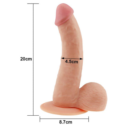 LOVETOY - DILDO THE ULTRA SOFT DUDE 8.8 FLESH