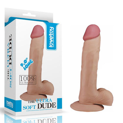 LOVETOY - DILDO THE ULTRA SOFT DUDE 9 FLESH