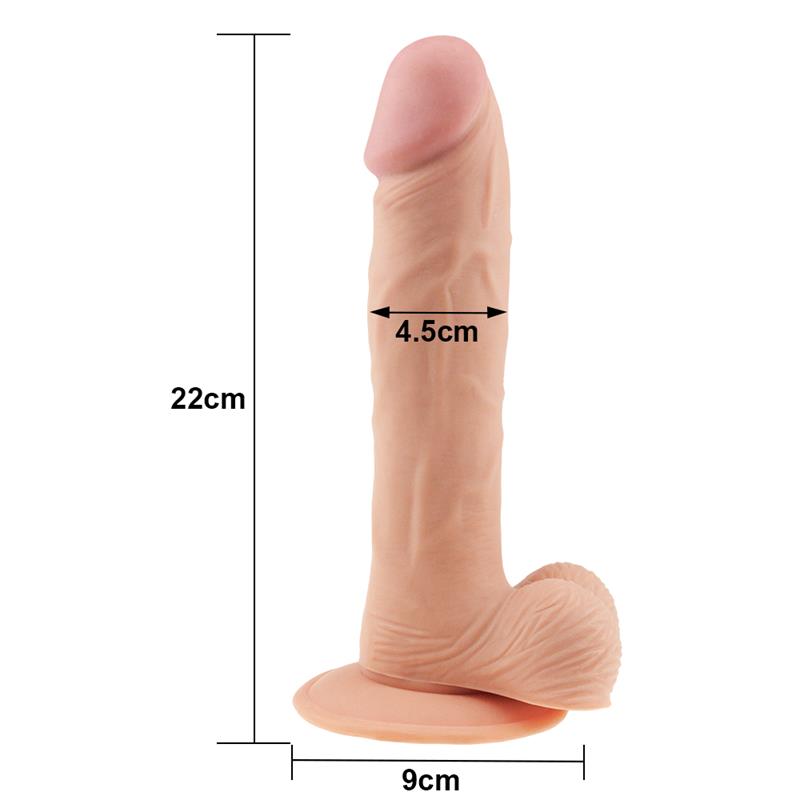 LOVETOY - DILDO THE ULTRA SOFT DUDE 9 FLESH