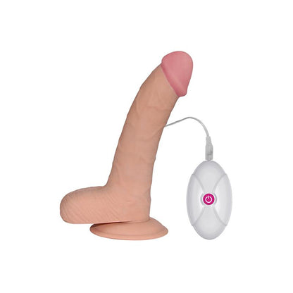 LOVETOY - DILDO THE ULTRA SOFT DUDE CON VIBRACIÓN 8.8 NATURAL
