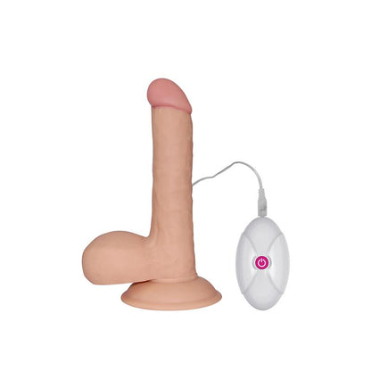 LOVETOY - DILDO THE ULTRA SOFT DUDE WITH VIBRATION 7.5 FLESH
