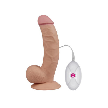 LOVETOY - DILDO THE ULTRA SOFT DUDE WITH VIBRATION 7.5 FLESH