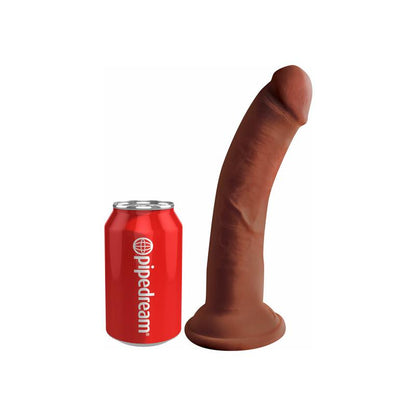 KING COCK - DILDO TRIPLE DENSITY 8 BROWN