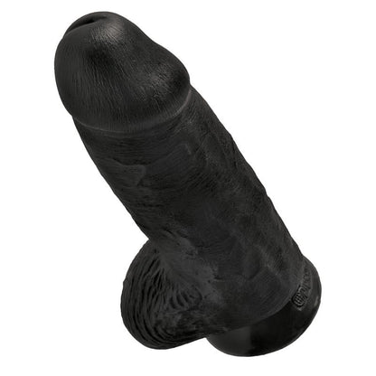 KING COCK - DILDO WITH BALLS CHUBBY 9 BLACK