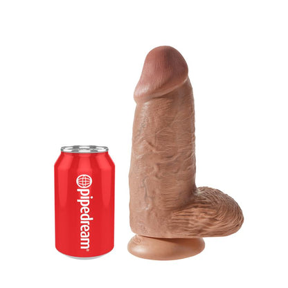 KING COCK - DILDO WITH BALLS CHUBBY 9 TAN