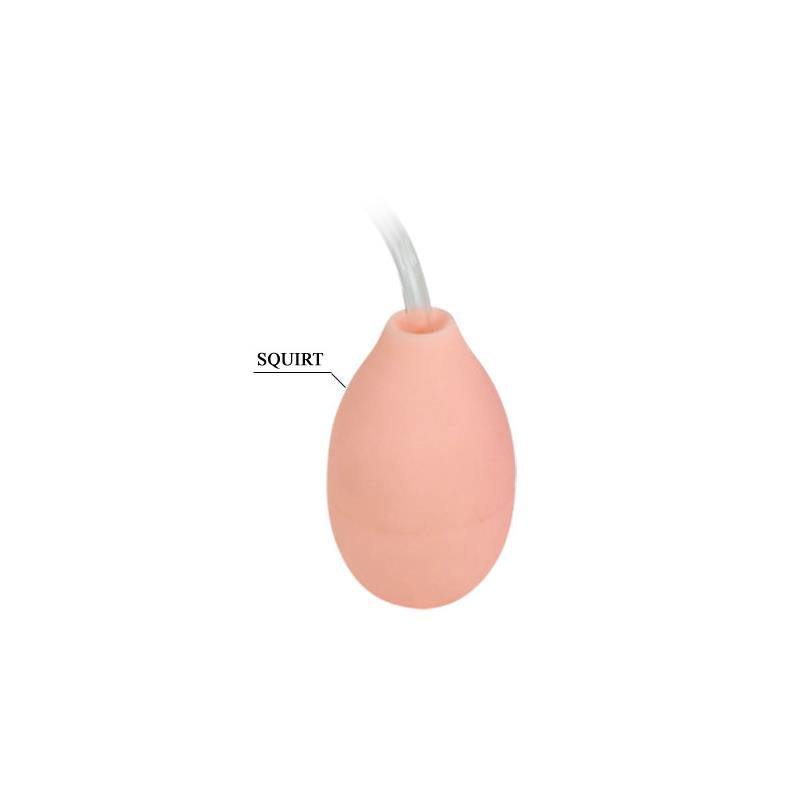 BAILE - DILDO WITH EJACULATION PUMP AND SUCCTION CUP