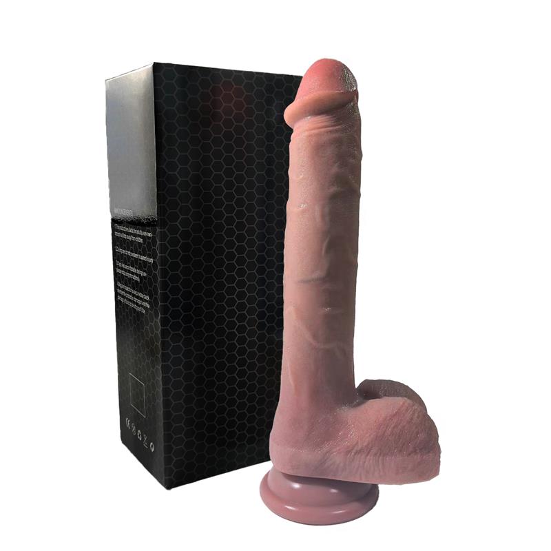 URBAN SKY - DILDO WITH VIBRATION, THRUSTING AND HEATING 28 CM