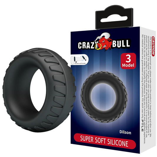 CRAZY BULL - DILSON COCK RING SILICONE MOD 3