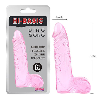 CHISA - DING DONG DILDO 6 - 15.2CM PINK