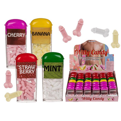OOTB - DISPLAY 48 UNITS PENIS CANDIES 4 FLAVORS