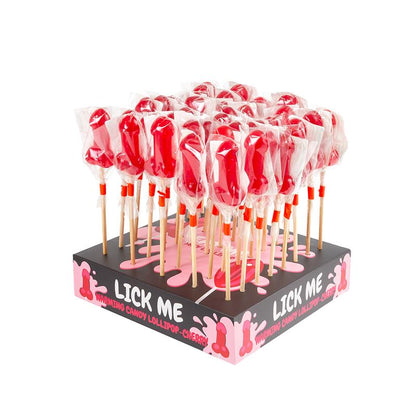 SECRET PLAY - DISPLAY CHERRY LOLLIPOPS SPICY WARMING EFFECT 40 PCS