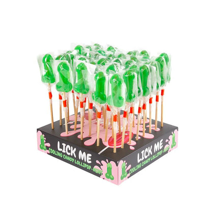 SECRET PLAY - DISPLAY MINT LOLLIPOPS COOLING EFFECT 40 PCS.