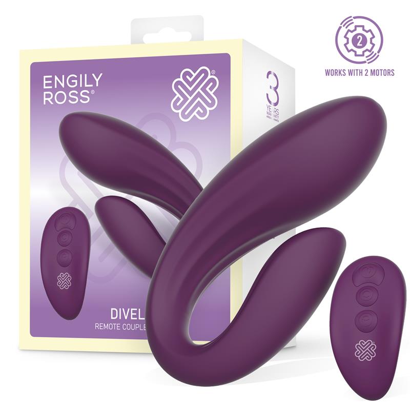 ENGILY ROSS - DIVEL COUPLES TOY WITH REMOTE