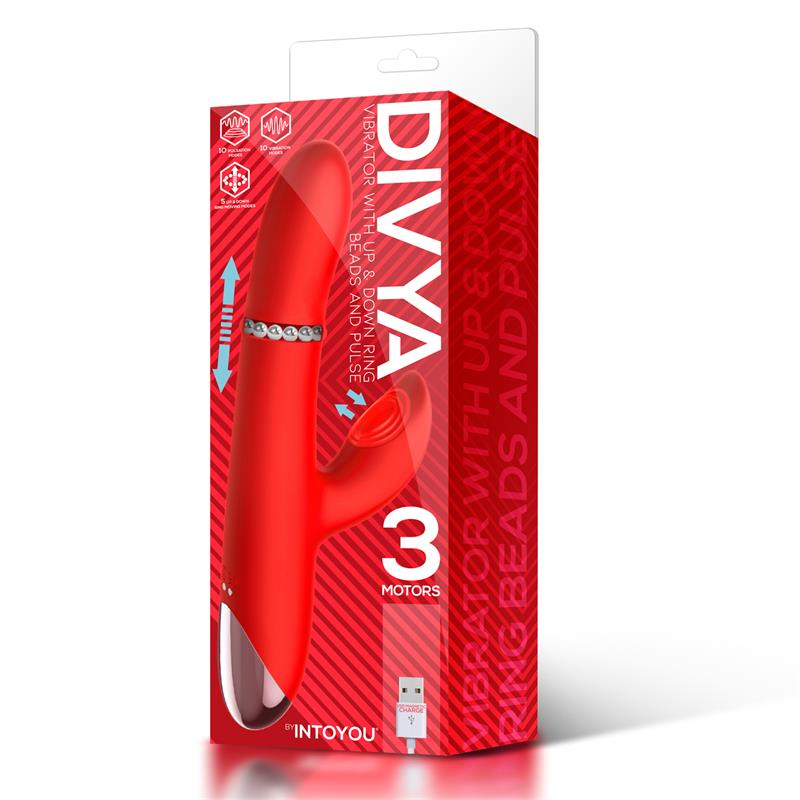 INTOYOU - DIVYA VIBE WITH UP AND DOWN INTERNAL RING BEADS AND PULSATION MAGNETIC USB