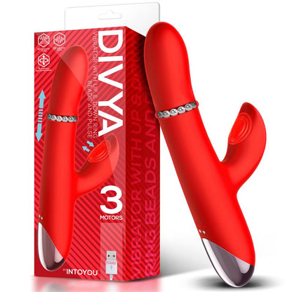 INTOYOU - DIVYA VIBE WITH UP AND DOWN INTERNAL RING BEADS AND PULSATION MAGNETIC USB