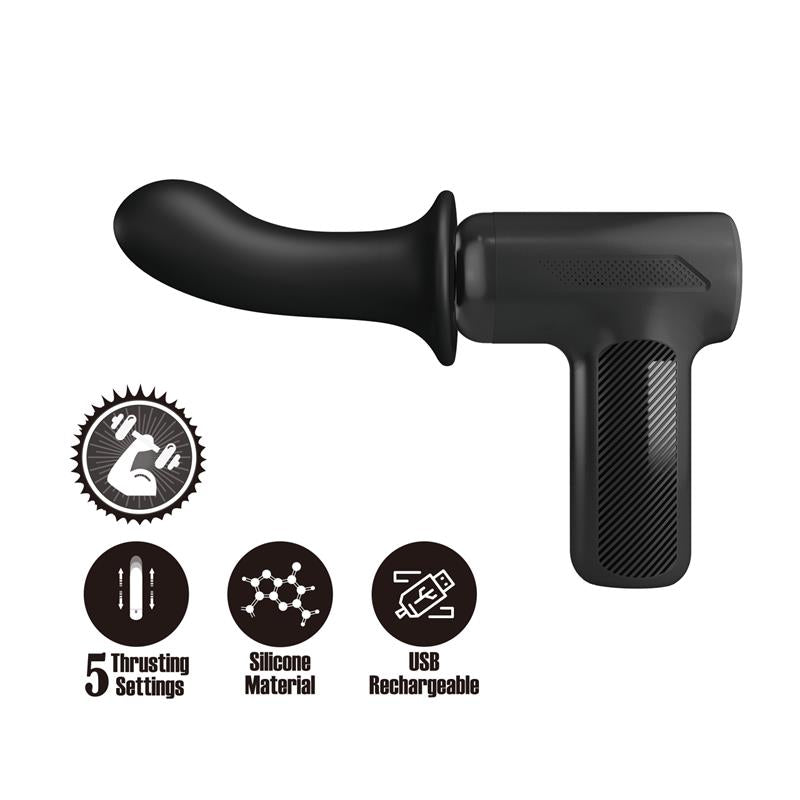 PRETTYLOVE - DJ DOCTOR THRUSTING GUN 5 MODES BLACK