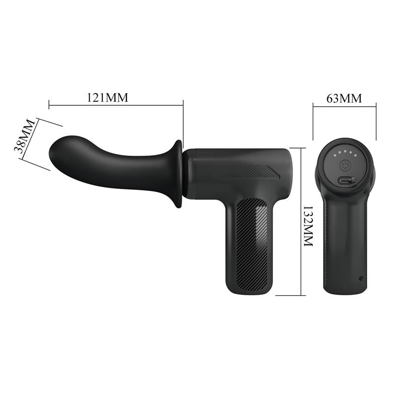PRETTY LOVE - DJ DOCTOR MASSAGER 5 SETTINGS BLACK