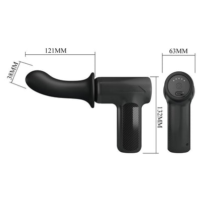 PRETTY LOVE - DJ DOCTOR MASSAGER 5 SETTINGS BLACK